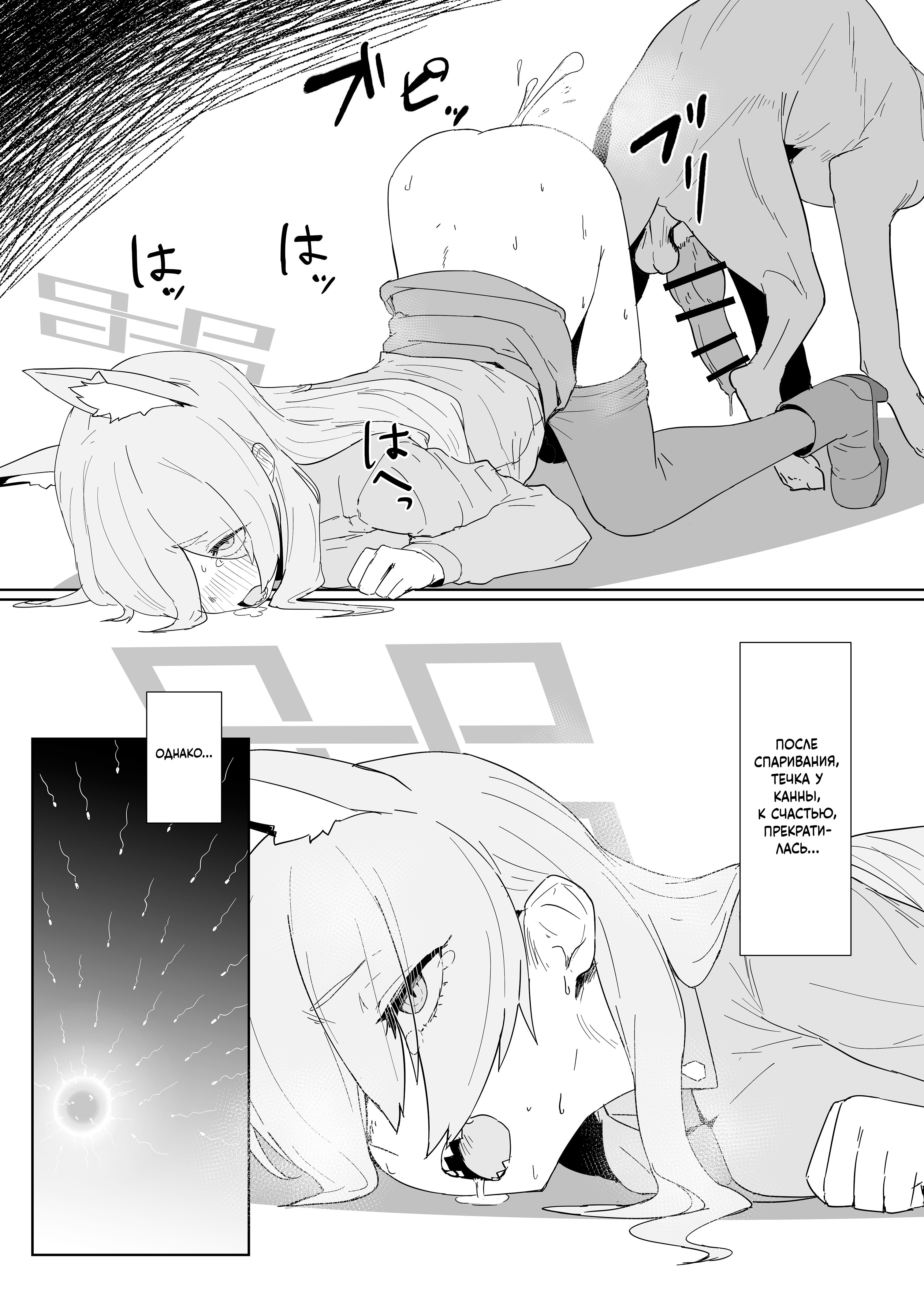 Hatsujouki Kouan Kyokuchou Norainu Yuuwaku Maji Koubi / Возбуждённая глава бюро общественной безопасности соблазнила бродячего пса и и жёстко спарилась с ним 14
